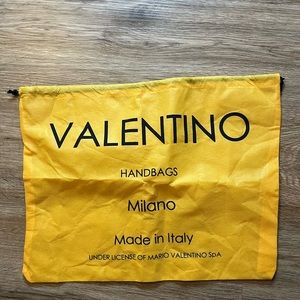 Yellow Valentino Dust Bag